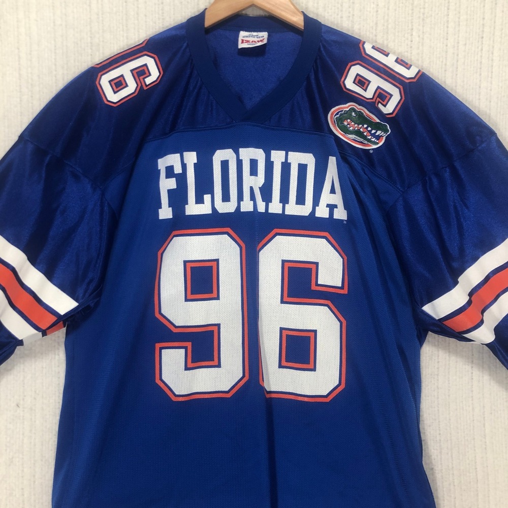 IZAW‎ Florida Gators Football Jersey 96 Blue Orange White Men's Medium